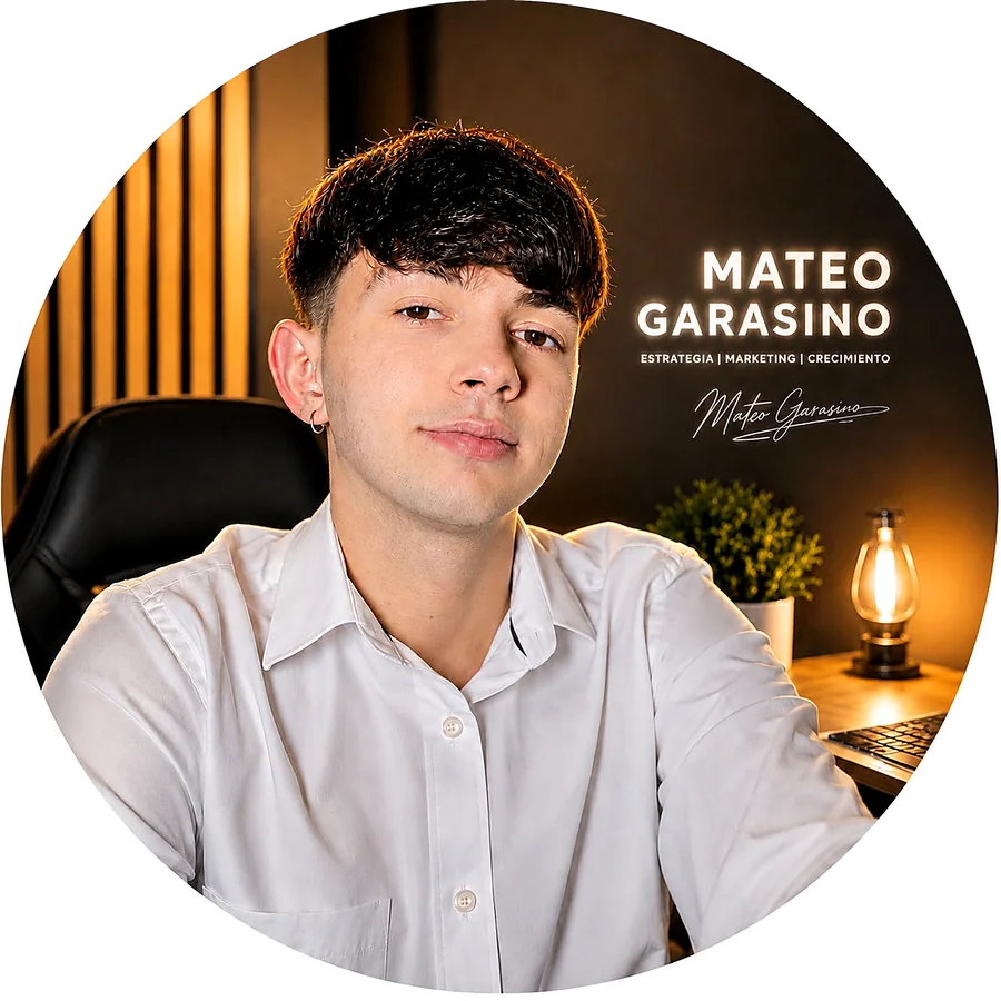Mateo Garasino, fundador de Mateo Garasino MKT